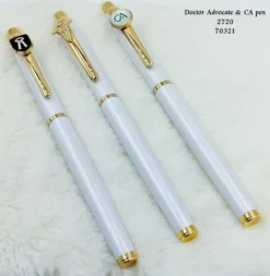 White Brass Metal Pen