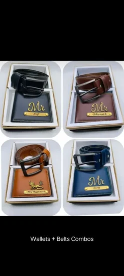 Belt & Wallet Combo