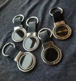 Routed Belt Keychain
