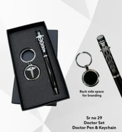 Doctor pen & keychain combo