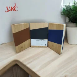Diary With Wooden Texture
