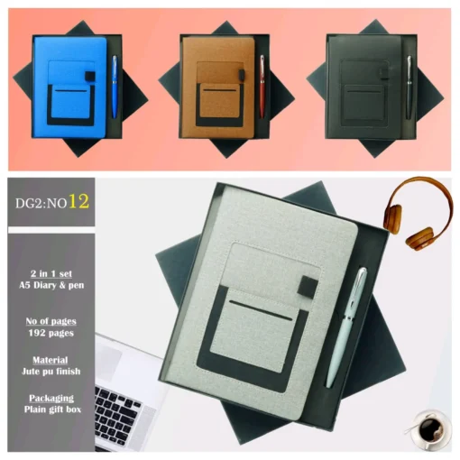 DG-02 NO-12 Diary & Pen Combo Set