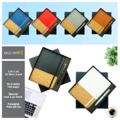 DG-02 No-61 Elastic Diary & Pen Combo Set