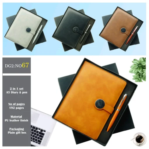 DG-02 No-67 Diary & Pen Combo Set