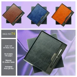 Dg-02 No-74 Diary &Pen Combo Set