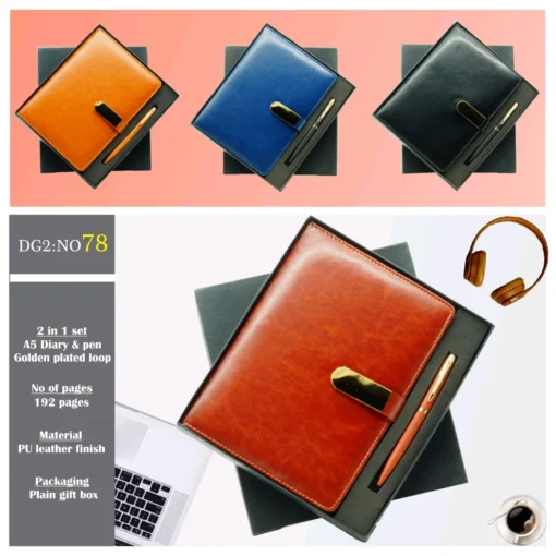 DG-02 No-78 Diary & Pen Combo Set