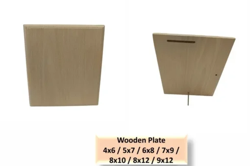 WOODEN PLATE