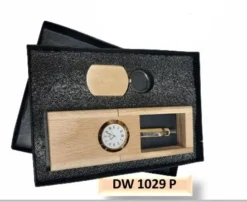 DW 1029P. WOODEN PEN HOLDER + KEYCHAIN COMBO